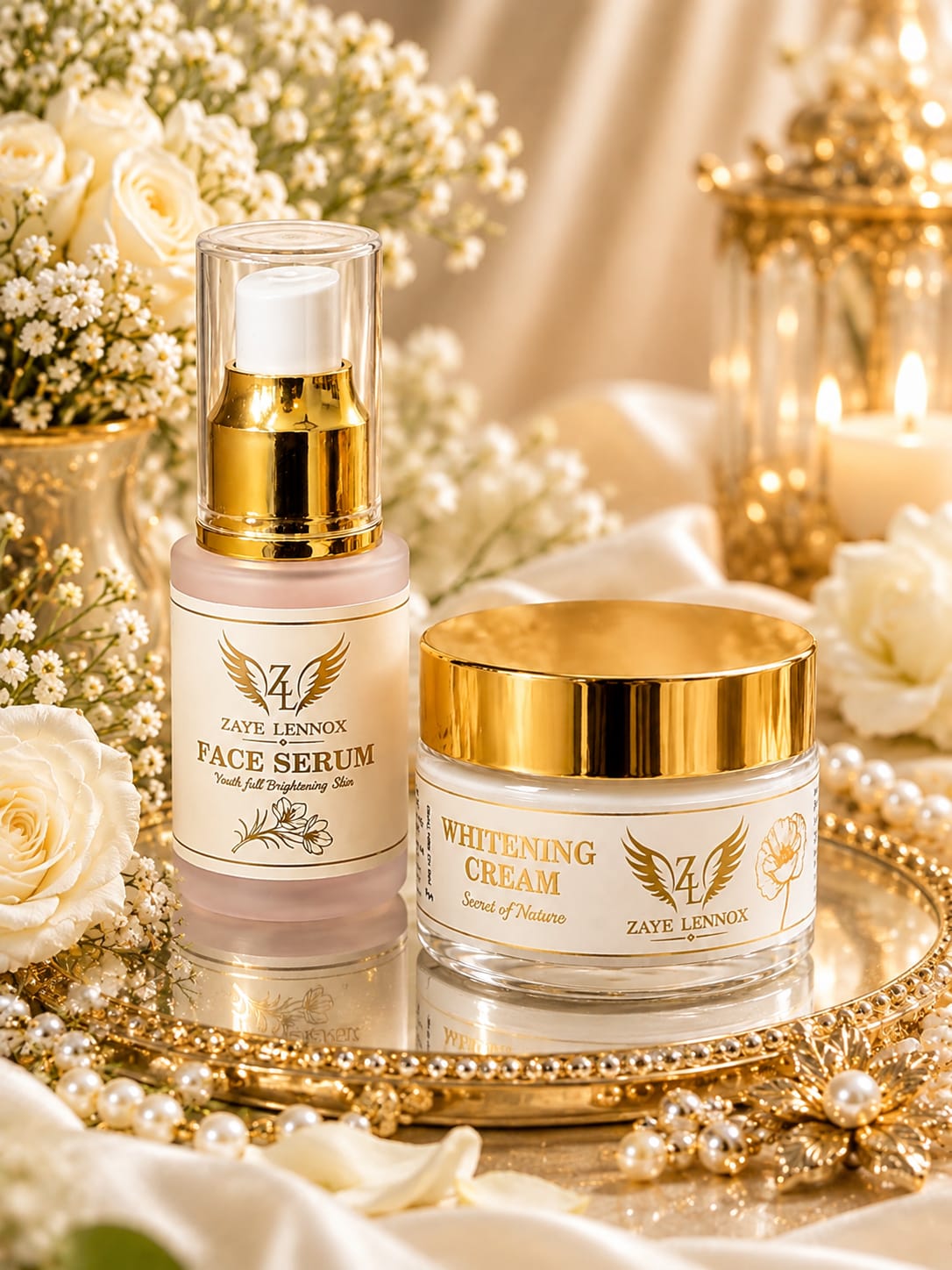 Face serum(30ml)-Whitening cream(50gm)