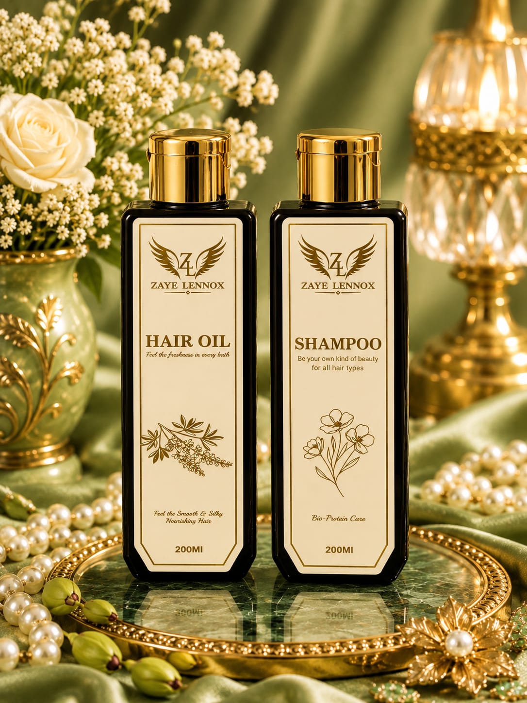 Hair oil(200ml)-Shampoo (200ml)